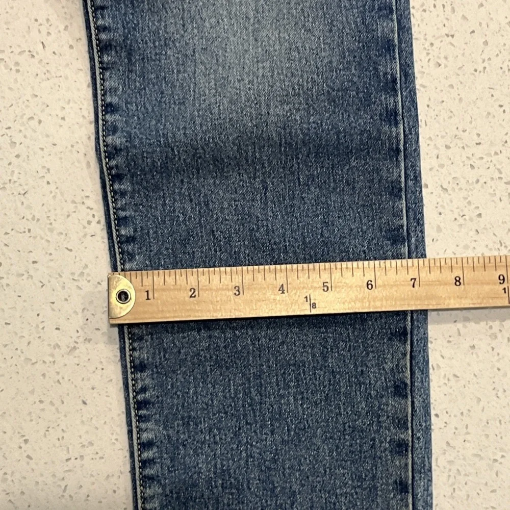 True Religion Jeans Mens 34X31 Blue Denim Rocco Snap‎ Flap Relaxed Skinny NWT